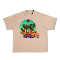 Burro karmann ghia sunset palm love quote Urban Heavy Tee - Craftify