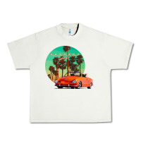 Pistachio karmann ghia sunset palm love quote Urban Heavy Tee - Craftify