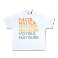 White facts matter science matters voting matters liberal democrat t shirt c Urban Heavy Tee - Craftify