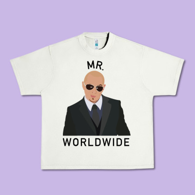 Pitbull Mr Worldwide Classic Urban Heavy Tee Designed By Craftify