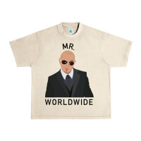 Sandshell Pitbull Mr Worldwide Classic Urban Heavy Tee - Craftify