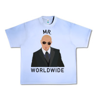 Grape Ice Pitbull Mr Worldwide Classic Urban Heavy Tee - Craftify