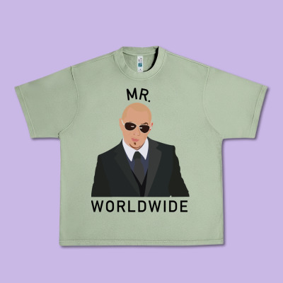 Pitbull Mr Worldwide Classic Urban Heavy Tee Designed By Craftify