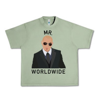 Oil Green Pitbull Mr Worldwide Classic Urban Heavy Tee - Craftify