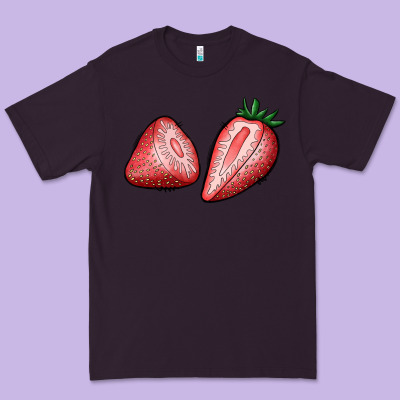 Strawberries Premium Tee Designed By Bundleandbundleshop