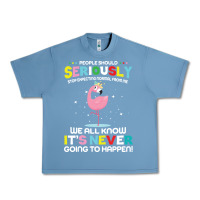 Pebble Blue people should seriously stop expecting normal from me Urban Heavy Tee - Craftify