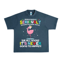 Midnight Navy people should seriously stop expecting normal from me Urban Heavy Tee - Craftify