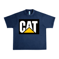 Navy cat Urban Heavy Tee - Craftify