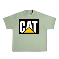 Oil Green cat Urban Heavy Tee - Craftify