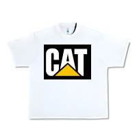 White cat Urban Heavy Tee - Craftify