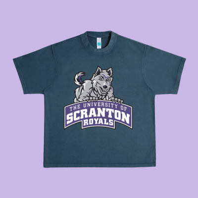 University Of Scranton Urban Heavy Tee Designed By Craftify