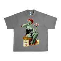 Tornado Zombie Pin Up Girl Halloween Urban Heavy Tee - Craftify