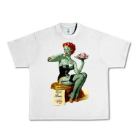 Lunar Rock Zombie Pin Up Girl Halloween Urban Heavy Tee - Craftify