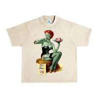 Sandshell Zombie Pin Up Girl Halloween Urban Heavy Tee - Craftify