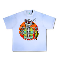 Grape Ice skeleton fishing lover moon halloween costume fish Urban Heavy Tee - Craftify