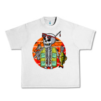 Lunar Rock skeleton fishing lover moon halloween costume fish Urban Heavy Tee - Craftify