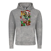 Cloud Rock Christmas ho ho ho cow Vintage Hoodie - BarkalooDesign