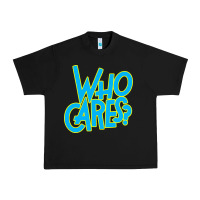 Black who cares Urban Heavy Tee - Craftify