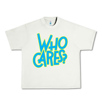 Pistachio who cares Urban Heavy Tee - Craftify