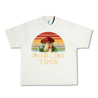 Pistachio vintage sunset porcini mushroom hunting boletus edulis t shirt Urban Heavy Tee - Craftify