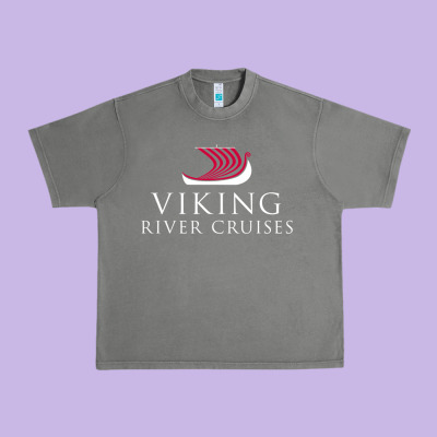Luxury Cruises-viking River Urban Heavy Tee Designed By Craftify