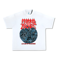 White Morbid Angel - Altars of Madness Old School US Death Metal Urban Heavy Tee - Craftify