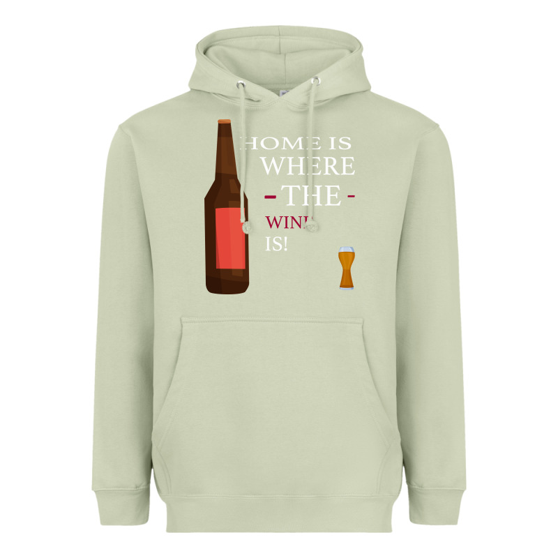Home Is Where The Wine Is Heavyweight Hoodie by Bettercallsaul | Teevron