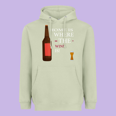Home Is Where The Wine Is Heavyweight Hoodie Designed By Bettercallsaul