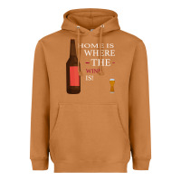 Meerkat HOME IS WHERE THE WINE IS Heavyweight Hoodie - Bettercallsaul