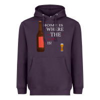Plum HOME IS WHERE THE WINE IS Heavyweight Hoodie - Bettercallsaul