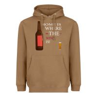 Toasted Coconut HOME IS WHERE THE WINE IS Heavyweight Hoodie - Bettercallsaul