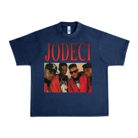 Navy JODECI 90S RB FUNK THROWBACK Urban Heavy Tee - Craftify