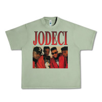 Oil Green JODECI 90S RB FUNK THROWBACK Urban Heavy Tee - Craftify