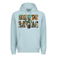 Blue Mist show mom donkey Premium Hoodie - BarkalooDesign