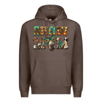 Coffee show mom donkey Premium Hoodie - BarkalooDesign