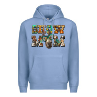 Colony Blue show mom donkey Premium Hoodie - BarkalooDesign
