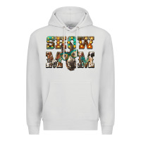 Dove Grey show mom donkey Premium Hoodie - BarkalooDesign