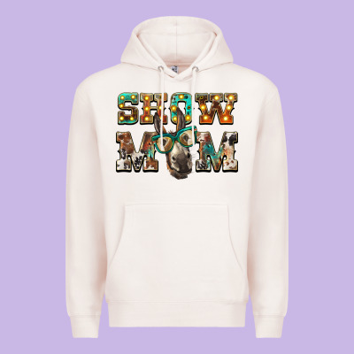 Show Mom Donkey Premium Hoodie Designed By Barkaloodesign