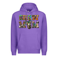 Purple show mom donkey Premium Hoodie - BarkalooDesign