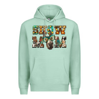 Seafoam show mom donkey Premium Hoodie - BarkalooDesign