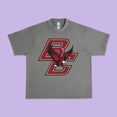Boston College Urban Heavy Tee Designed By Craftify