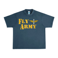 Midnight Navy Vintage Fly Army Military Pilot Army Aviation Branch Urban Heavy Tee - Craftify