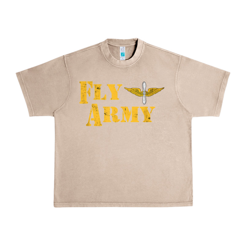 Vintage Fly Army Military Pilot Army Aviation Branch Urban Heavy Tee by Craftify | Teevron