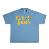 Pebble Blue Vintage Fly Army Military Pilot Army Aviation Branch Urban Heavy Tee - Craftify