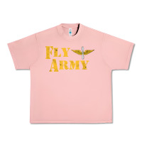 Salmon Vintage Fly Army Military Pilot Army Aviation Branch Urban Heavy Tee - Craftify