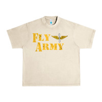 Sandshell Vintage Fly Army Military Pilot Army Aviation Branch Urban Heavy Tee - Craftify