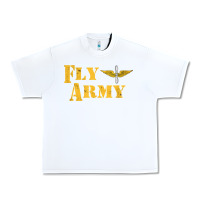 White Vintage Fly Army Military Pilot Army Aviation Branch Urban Heavy Tee - Craftify