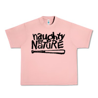 Salmon naughty by nature Urban Heavy Tee - Craftify