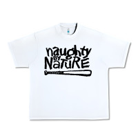 White naughty by nature Urban Heavy Tee - Craftify