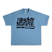 Pebble Blue naughty by nature Urban Heavy Tee - Craftify